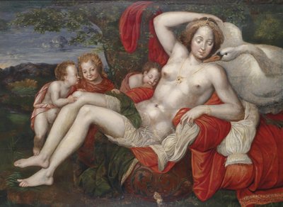 Leda y el cisne de Vincent Sellaer